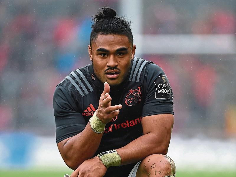 Munster blow as Saili ruled out for up to four months