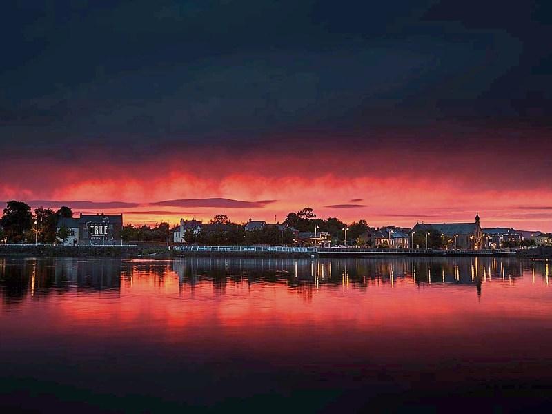 Red sky above Limerick sets social media ablaze
