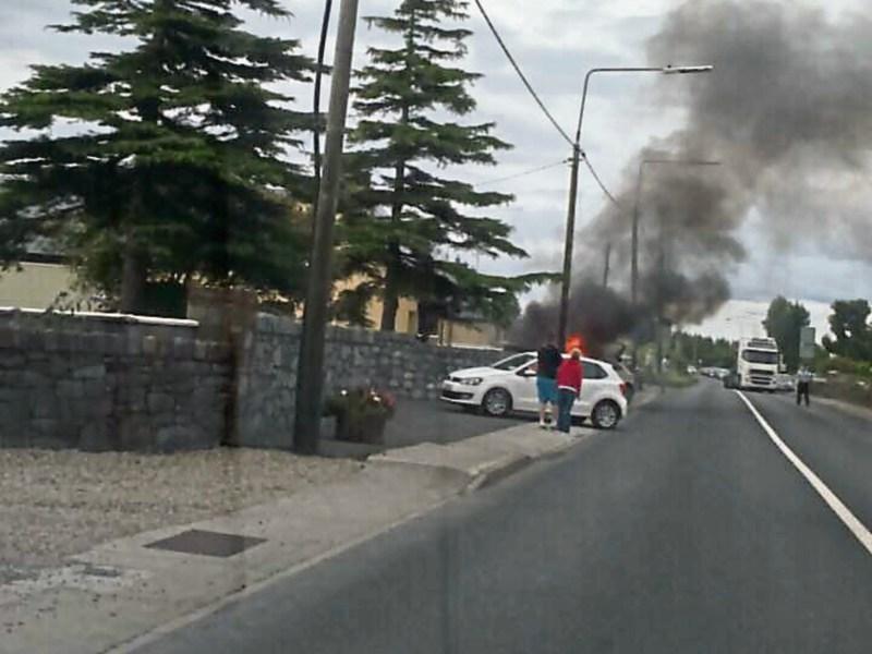 Limerick Fire Service tackle car blaze in Clarina