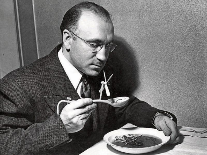 The art of cooling one's soup has been blown away