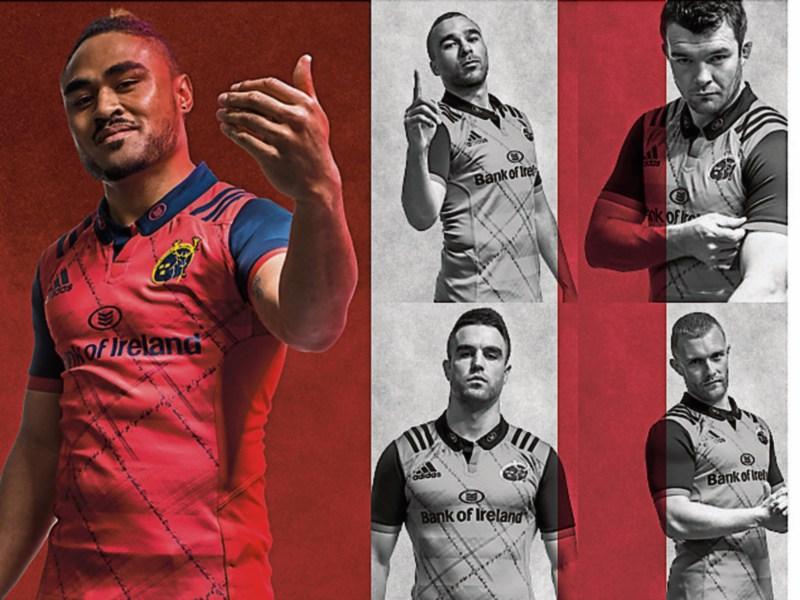 Munster unveil new European jersey