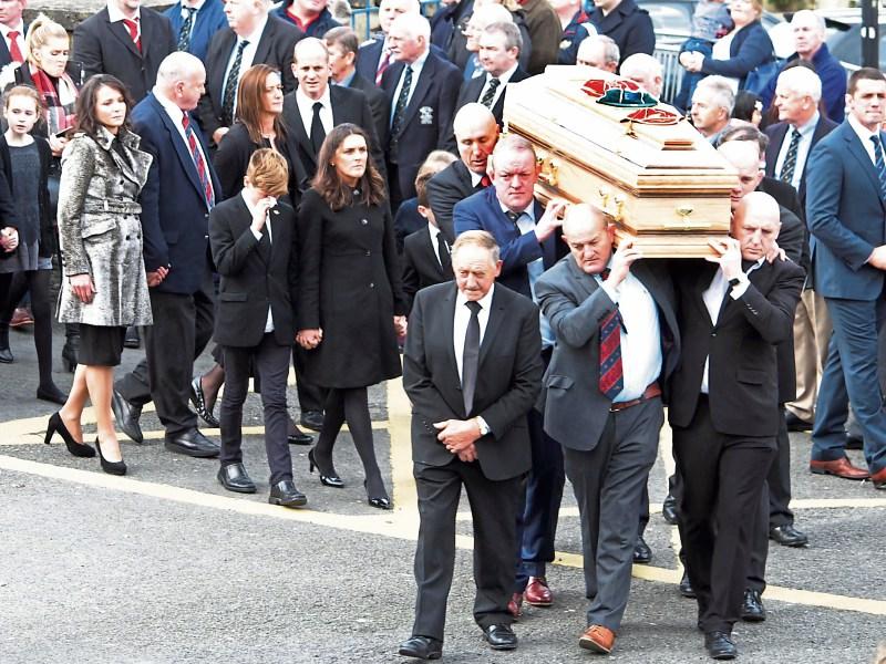Rugby stars line out for Anthony's final farewell