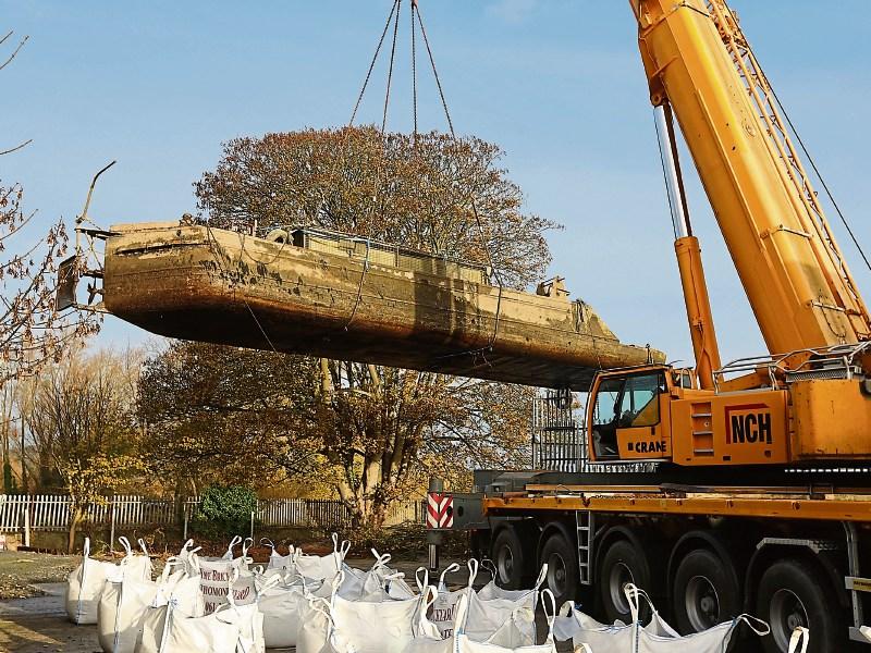 Floating cafe is moored in Limerick city
