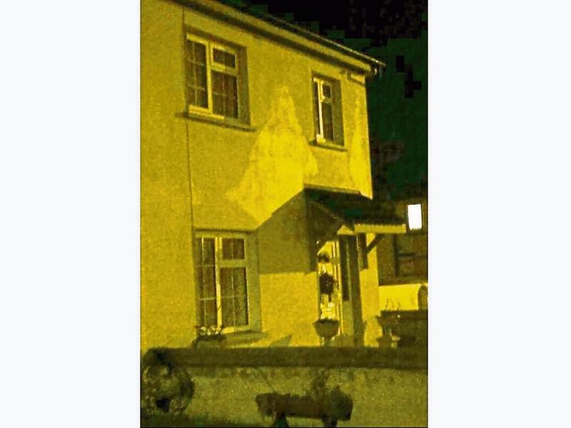 Crowds gather at 'apparition' of Virgin Mary in Limerick