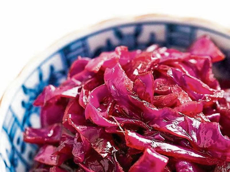 It's back to basics with the humble but sweet - red cabbage