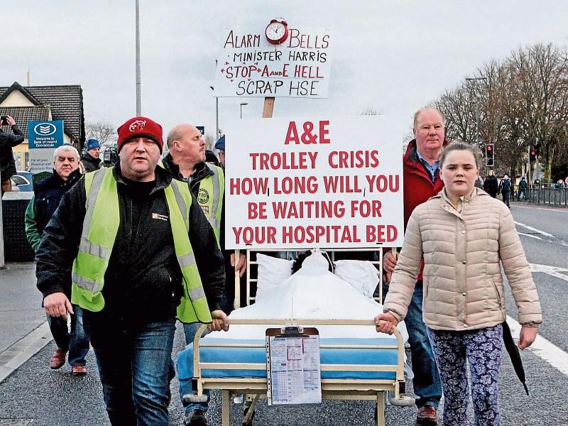 Protesters send decisive message over Limerick A&E crisis