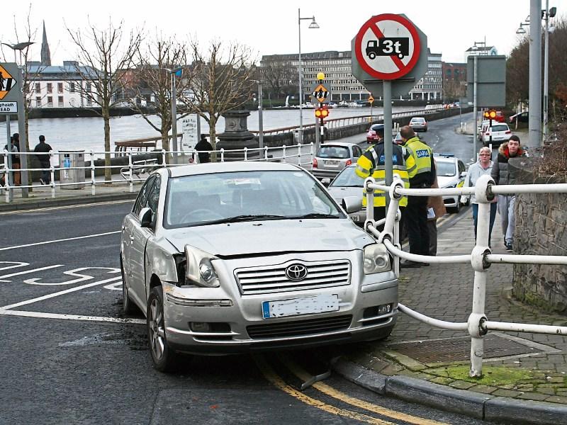 Two hospitalised after bus crash in Limerick city