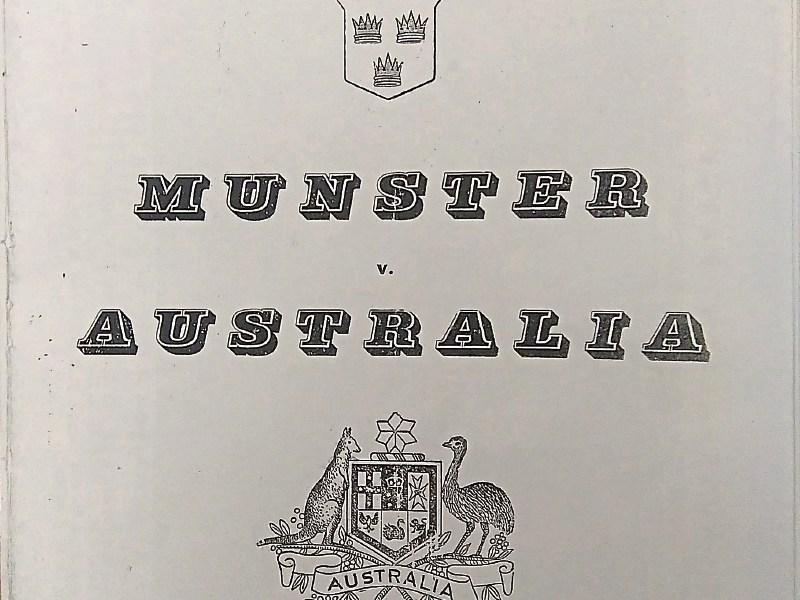 Munster make history 50 years ago this week