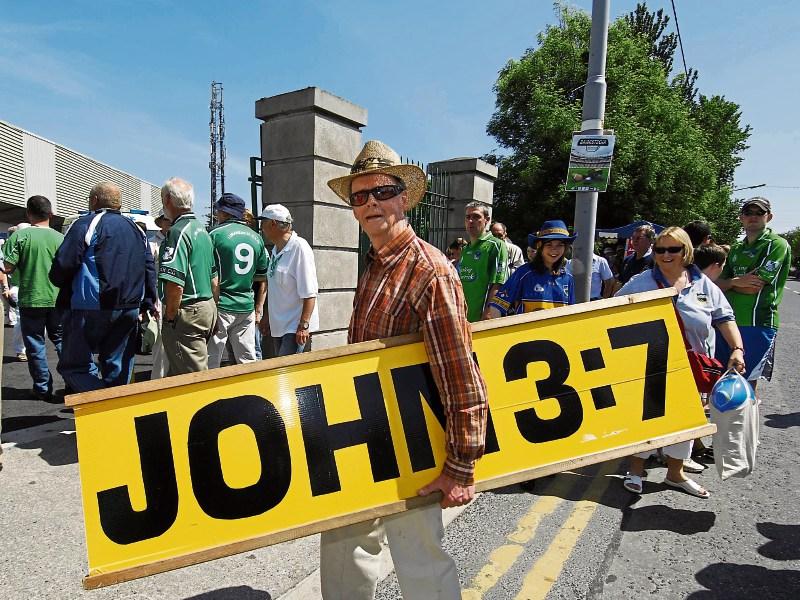 'John 3:7' returns to the terraces after two year hiatus