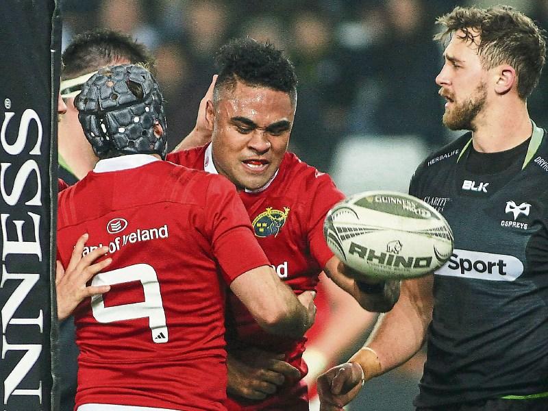 Munster back top of Pro12 with gritty Ospreys win