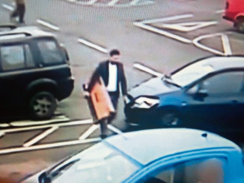 WATCH: Gardai seek to locate thief who stole TV from Limerick supermarket