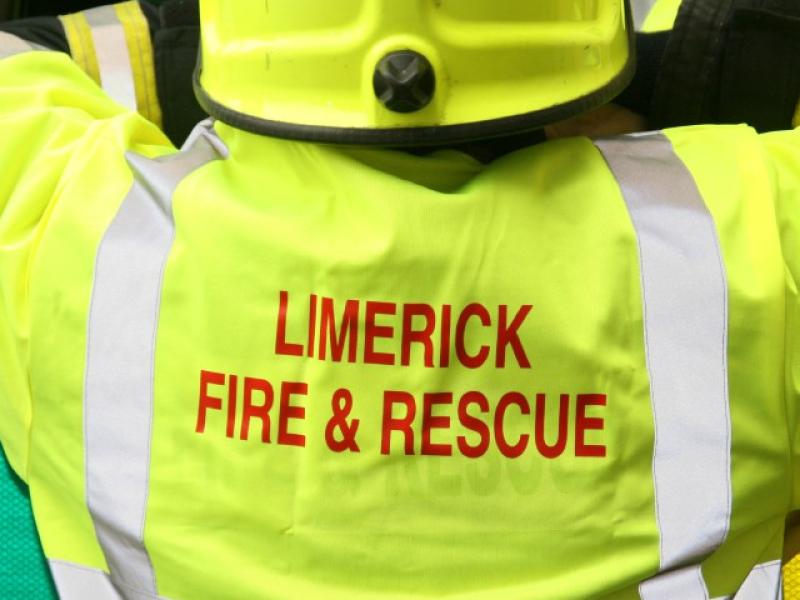 Emergency services fight Limerick city house fire