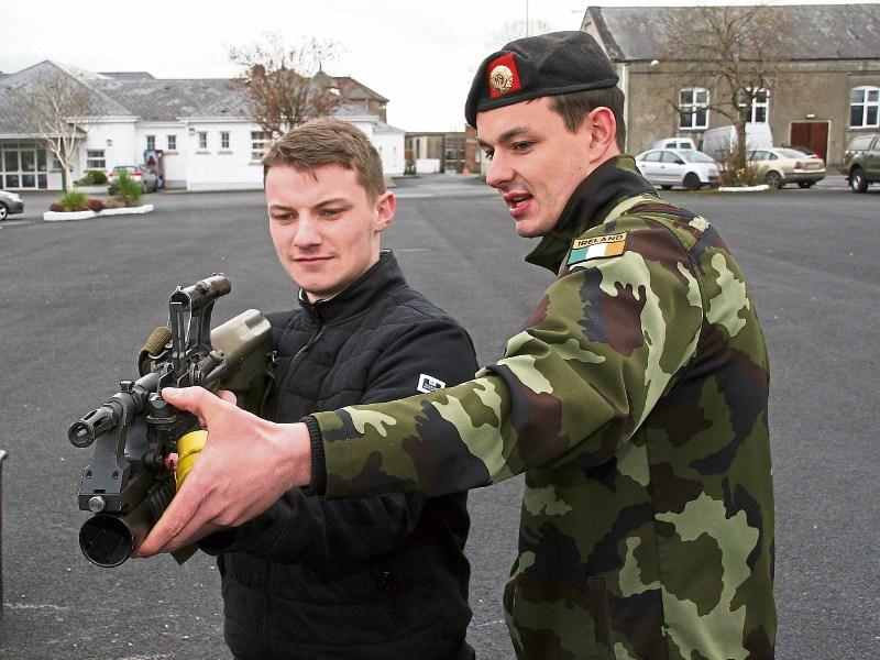 Aspiring soldiers flock to Limerick's Sarsfield Barracks