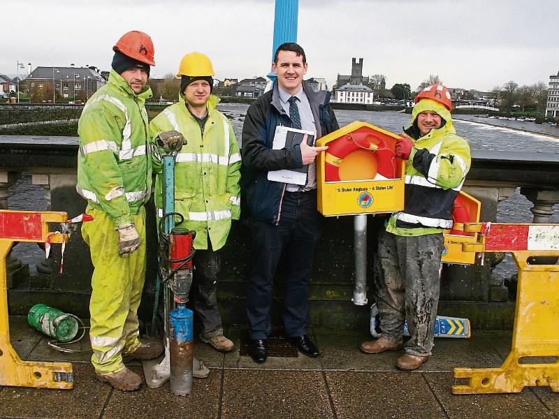 Limerick council in u-turn over lifebuoys on Sarsfield Bridge