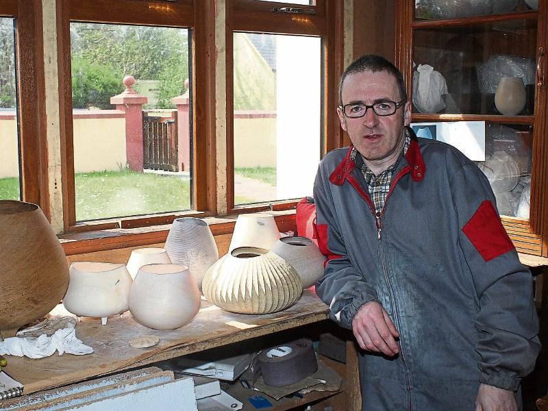 Liam Flynn, artist and master craftsman of  green wood, is laid to rest in Abbeyfeale 