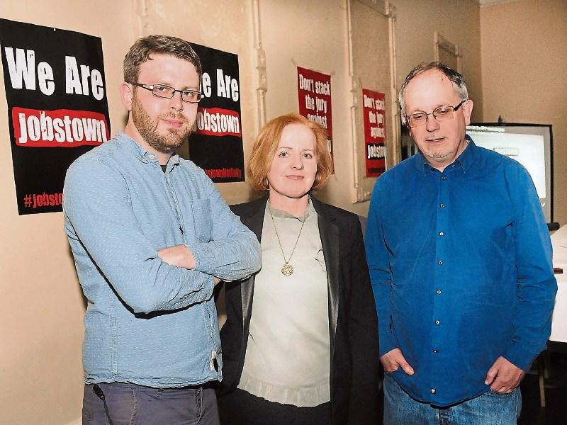 Solidarity supporters stand together as AA rebrands at Limerick launch