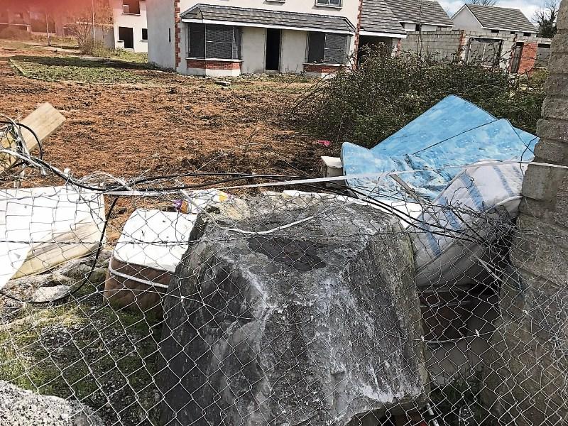 Anger at 'public dump' on ghost estate in Limerick town