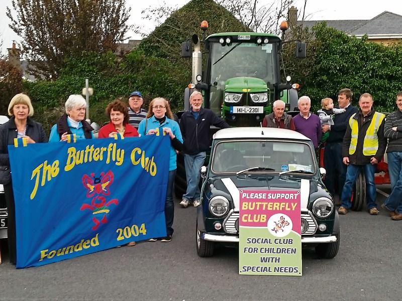 Cavalcade of vintage cars and tractors in West Limerick