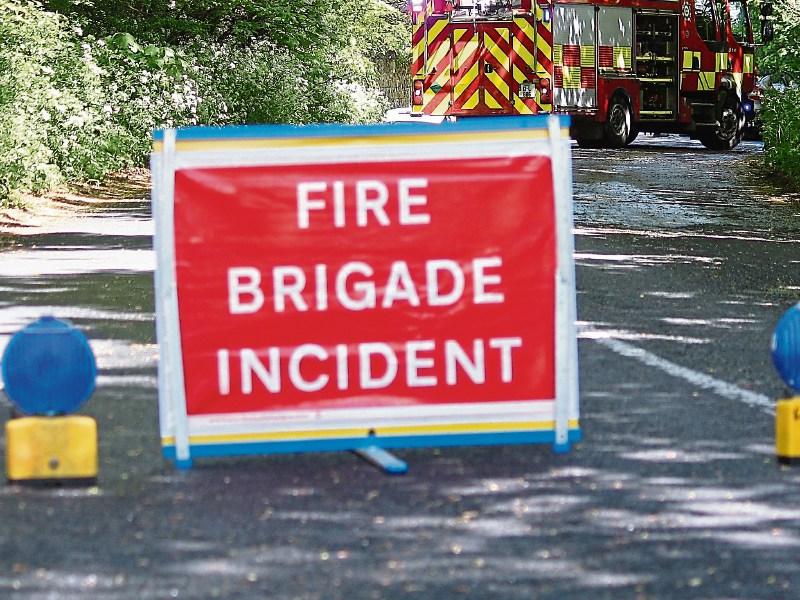 Emergency services tackle fire on the Ballyhoura Mountains