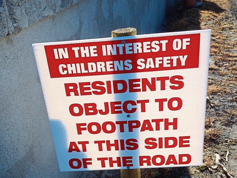 Now councillors are in a twist over Nicker's new footpath location