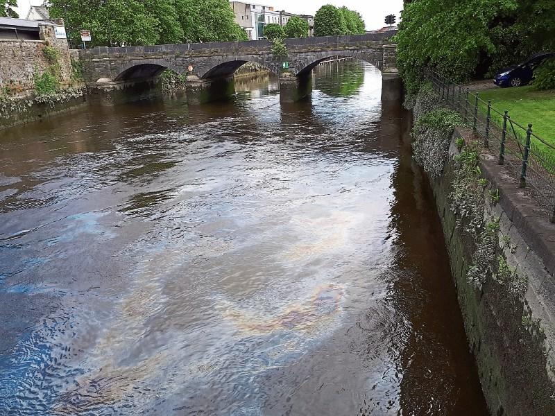 WATCH: Limerick council investigates possible oil spill on Abbey River
