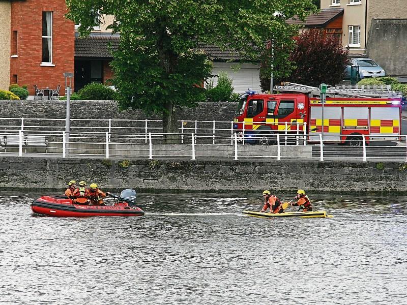 Limerick Fire crews on training exercise prevent river tragedy