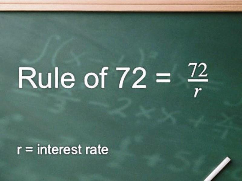 Double your money by using the rule of 72