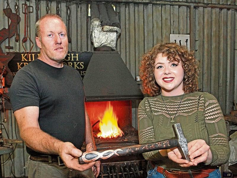 Limerick woman fulfills partner's wishes as his Viking soul is forged in flames