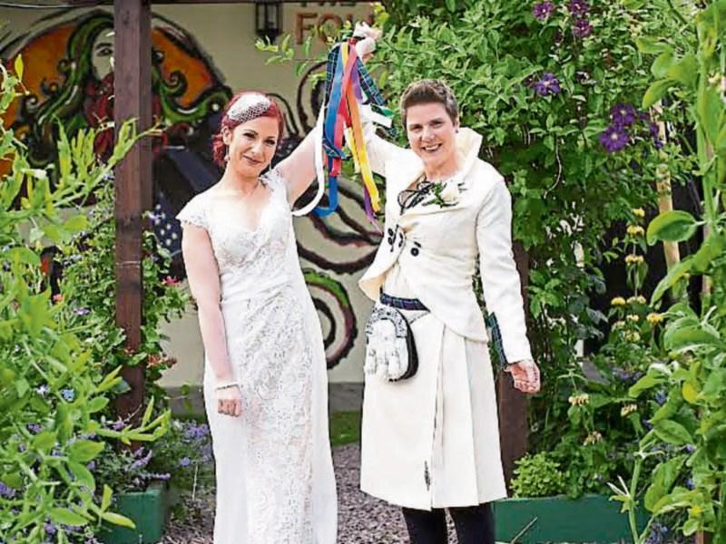 Limerick couple tie rainbow knot: 'It was like a forgotten dream, and then it was real'