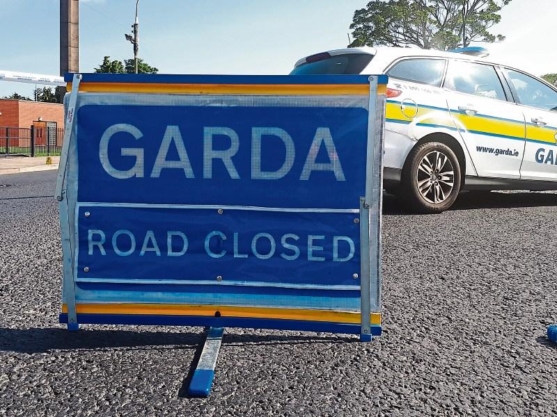 The road at Kileely was closed for a long period on Monday as investigations were carried out