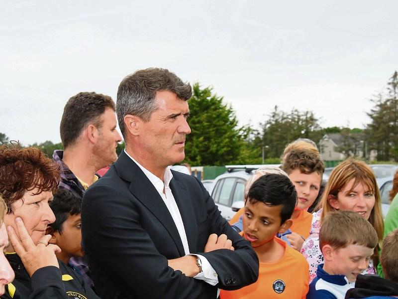 WATCH: Roy Keane tight-lipped on new Premier League season during Limerick visit
