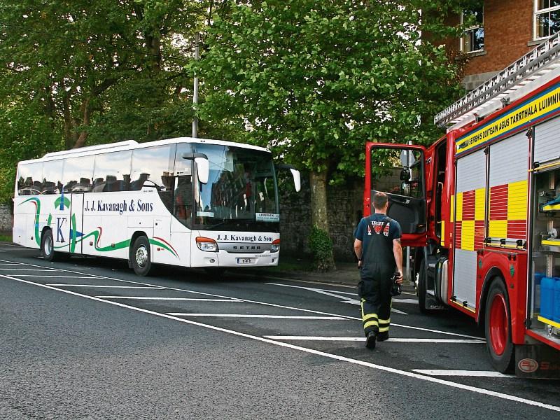 #WATCH: Passengers have lucky escape following Limerick bus fire