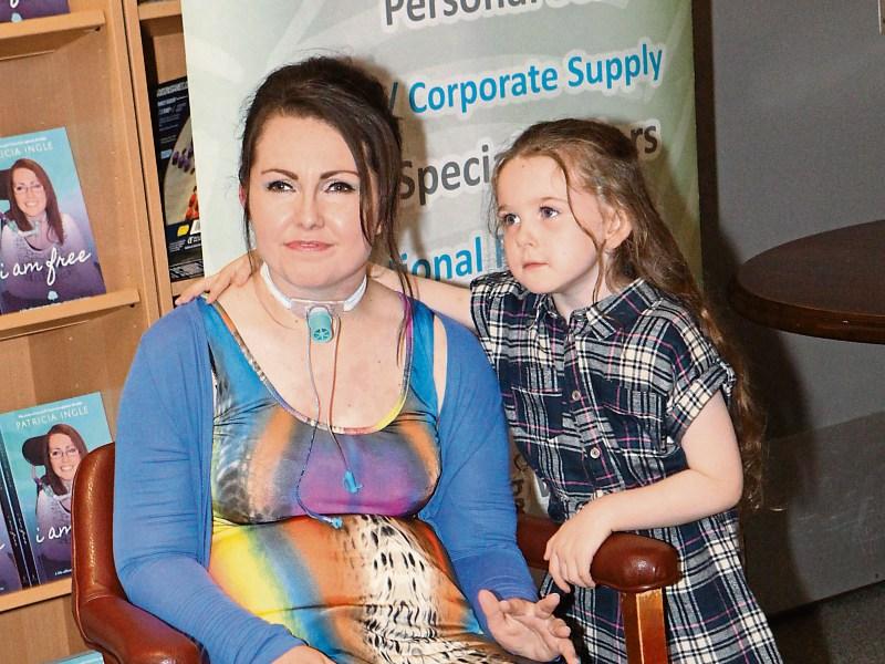 Patricia Ingle with her niece Layla McSweeney, from Dromkeen, at the launch of her book 