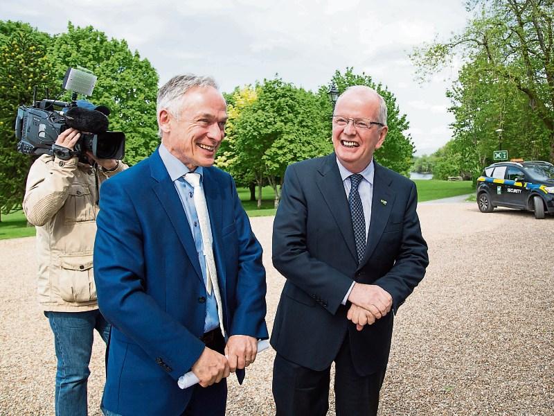 'No evidence of anything illegal' brought to the attention of Dr Des Fitzgerald, pictured with Richard Bruton, as review continues