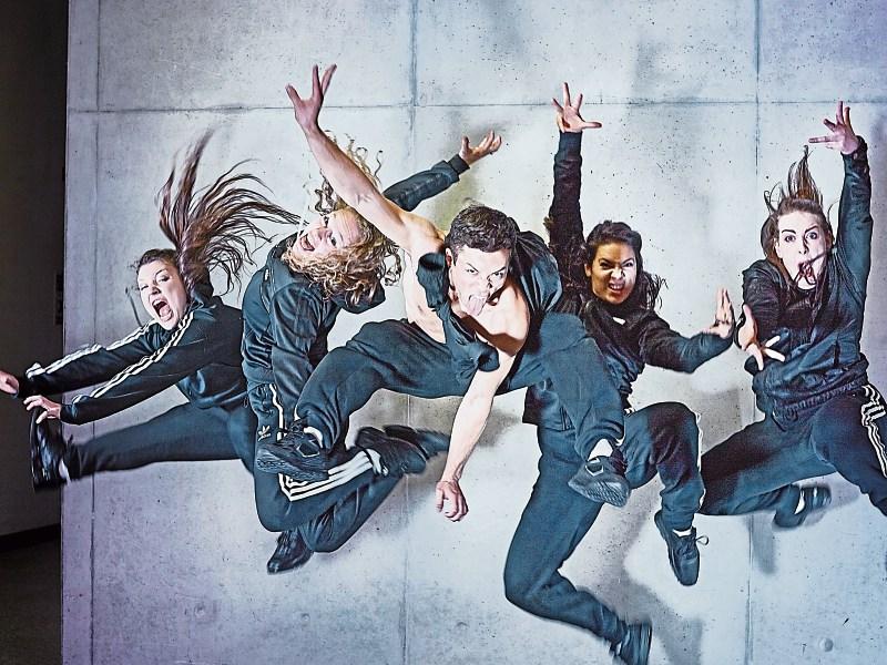 Ravenous, part of the Step Up dance project, is performed by Sarah Greene, Celina Jaffe, Niamh Kelly, Oran Leong and Bianca Paige Smith Picture: Maurice Gunning