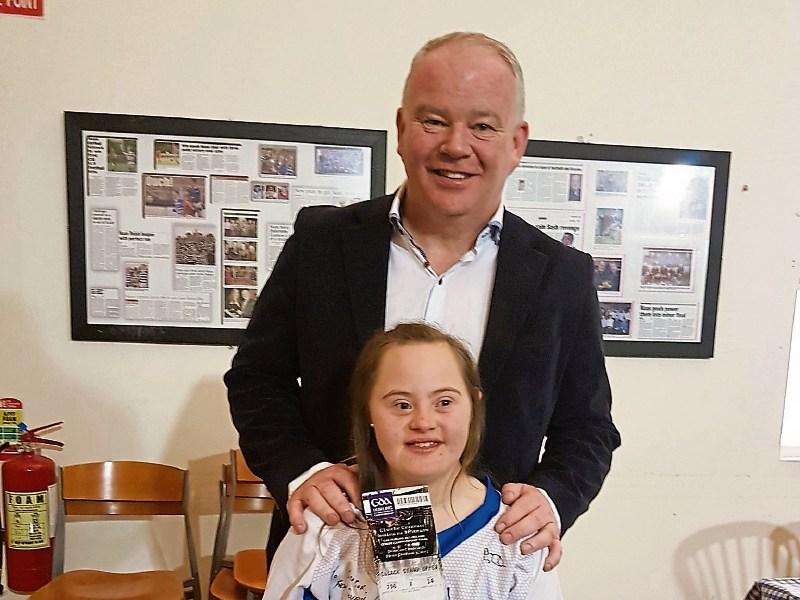Former Limerick goalie Joe Quaid gives hurling superfan a day she won't forget