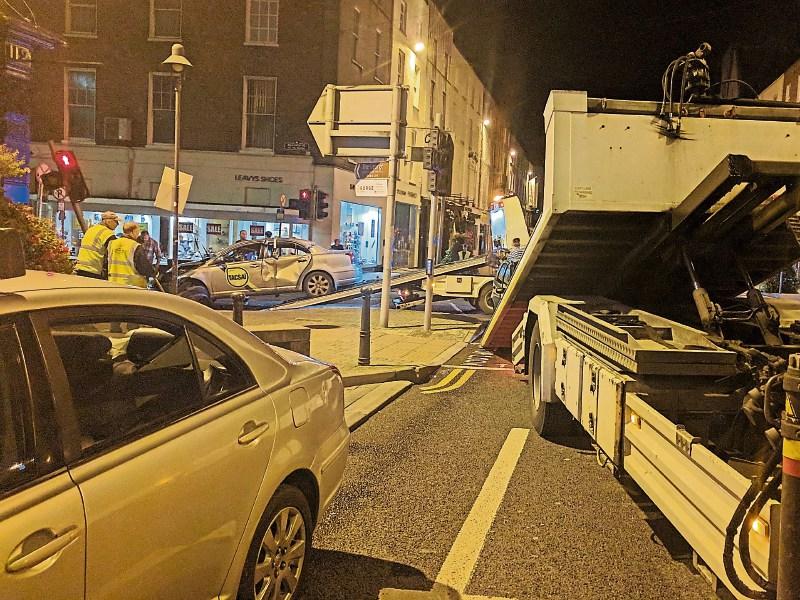 One person taken to hospital in Limerick city crash