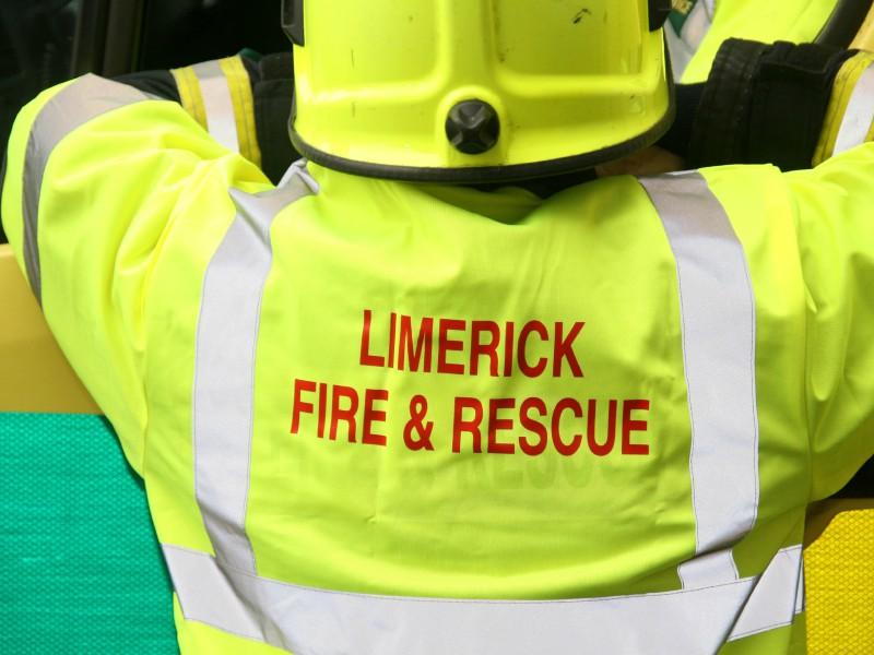 Emergency services attend Limerick car crash
