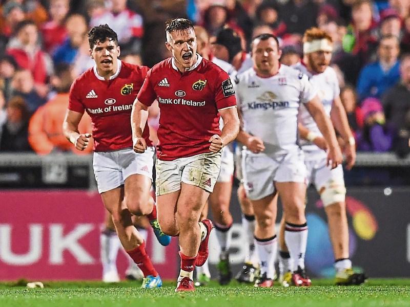 Munster name side to face Glasgow Warriors