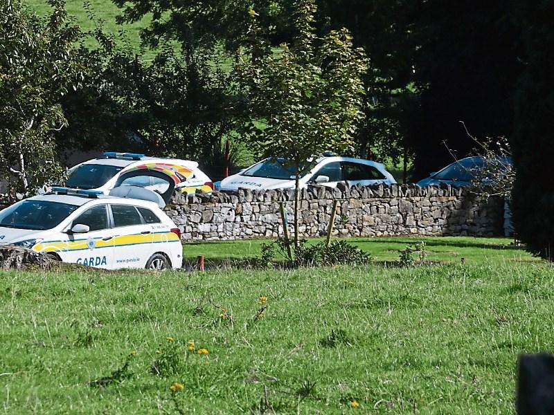 The scene of the searches in Dromkeen this Monday Picture: Michael Cowhey