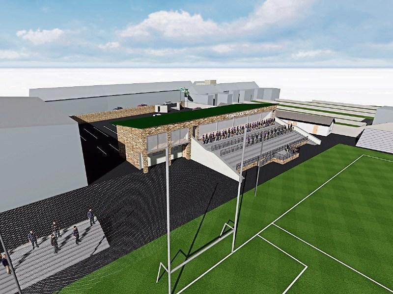 An artist's impression of the new development at Kilmallock GAA club's grounds, which was launched this Wednesday evening