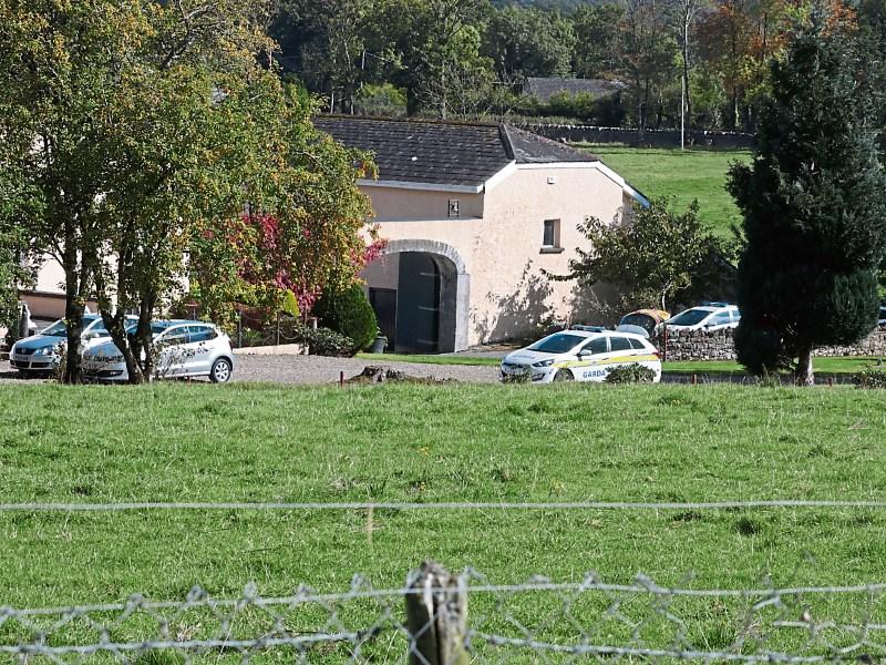 The searches involving gardai and UK police officers took place at Dromkeen House