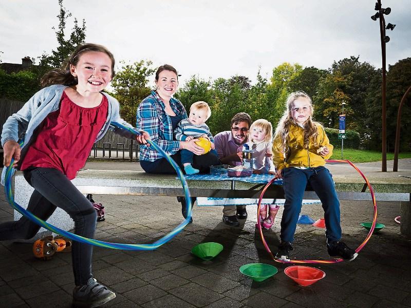 The Bracken family from Sexton Street look forward to the Fun Day in MIC this Sunday Picture: Keith Wiseman