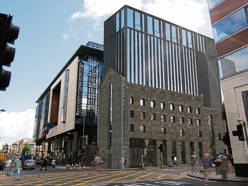 An artist’s rendering of the planned expansion at the Savoy Hotel