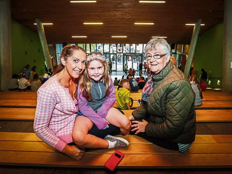 Deirdre and Shauna Elliman and Mary Noonan at the Family Fun Day in Mary Immaculate College Picture: Keith Wiseman