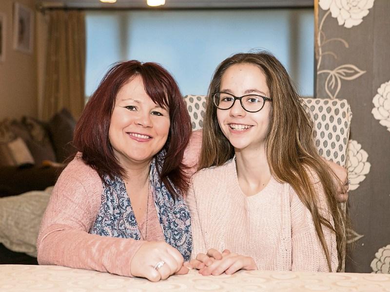 Limerick youngster Megan Halvey Ryan, pictured at her home in Dooradoyle with her proud mother Sharon Picture: Press 22
