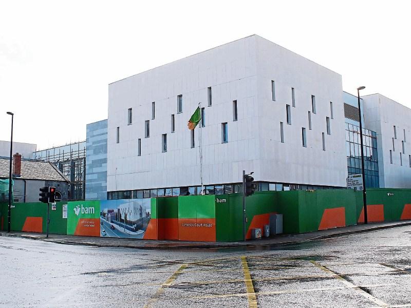 Construction of the new criminal courts complex began last year. It is due to be completed by mid-December Picture: Michael Cowhey