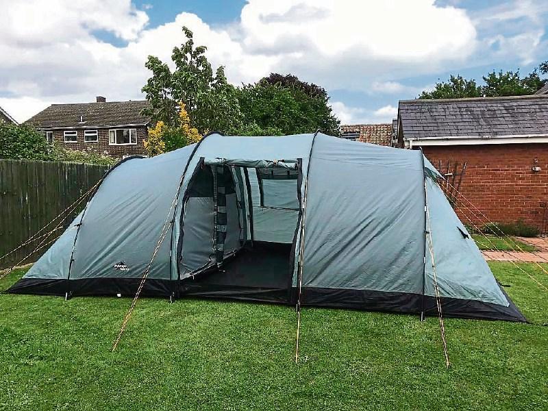 A Vango 800 tent, similar to those stolen from Croom