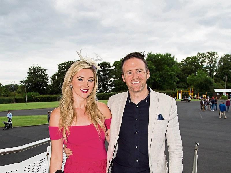 Jenny Dixon and Tom Neville TD at the races in Limerick in July Picture: Alan Place