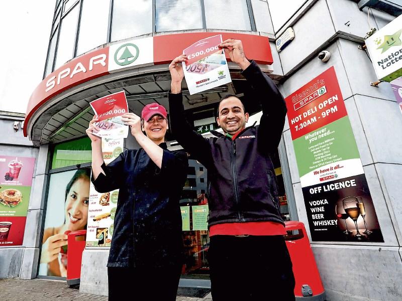 Gleeson’s Spar, Henry Street, sold a €500,000 winning EuroMillions Lottery ticket in February